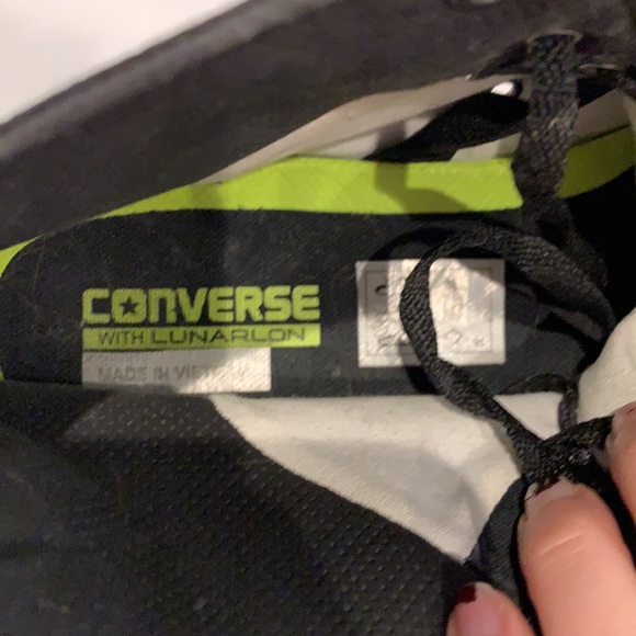 SOLD - Converse High Top Chuck Taylor II with Lunarlon Classic Black & White - Picture 3 of 8